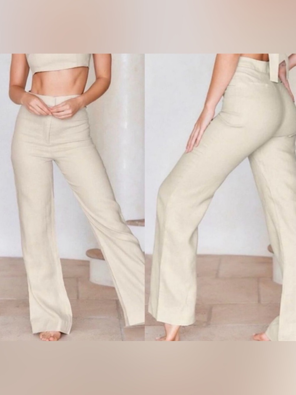 Monday swim Monaco pant in vanilla